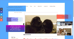 Desktop Screenshot of loganhumane.org